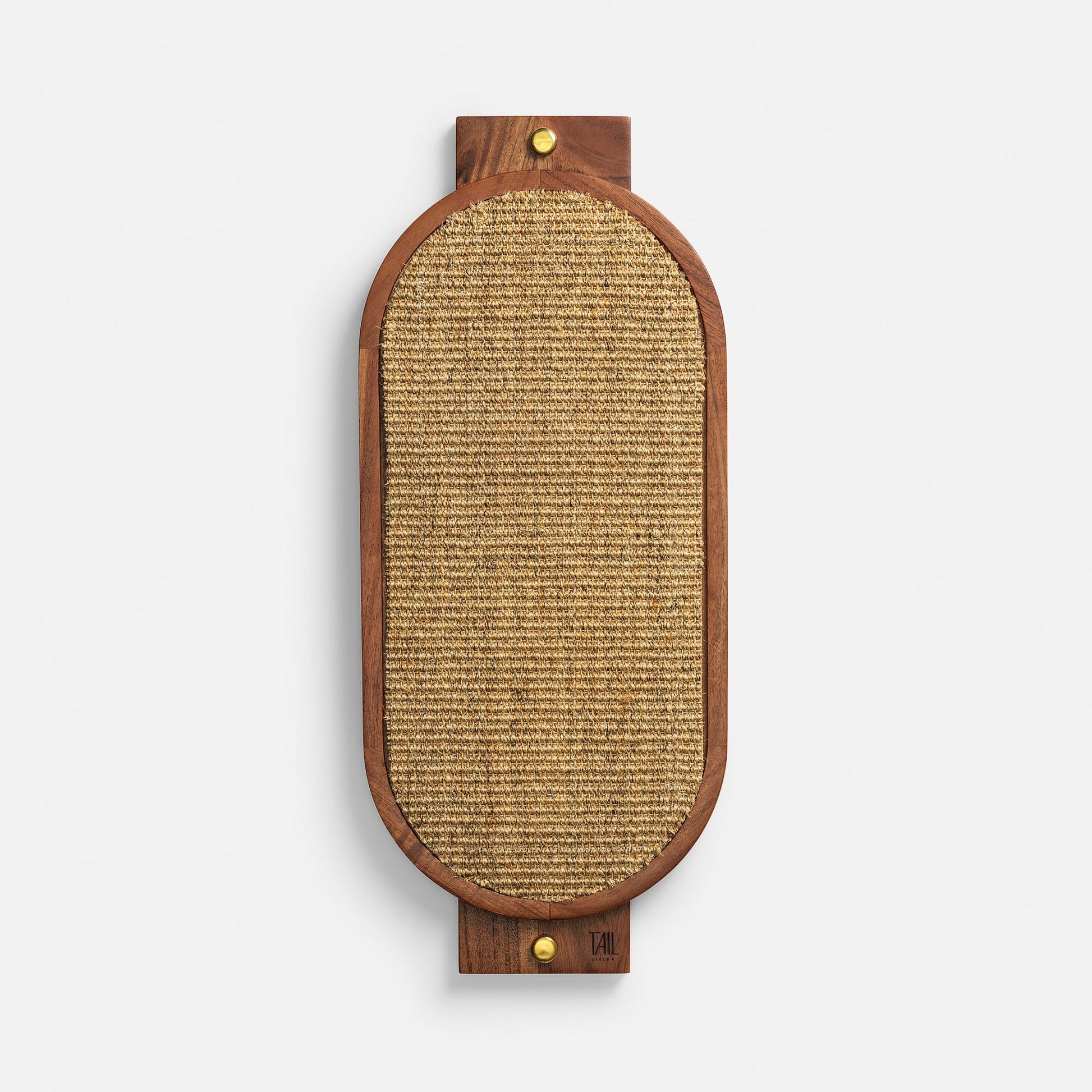 Image - Line scratching board for cats in an oval shape